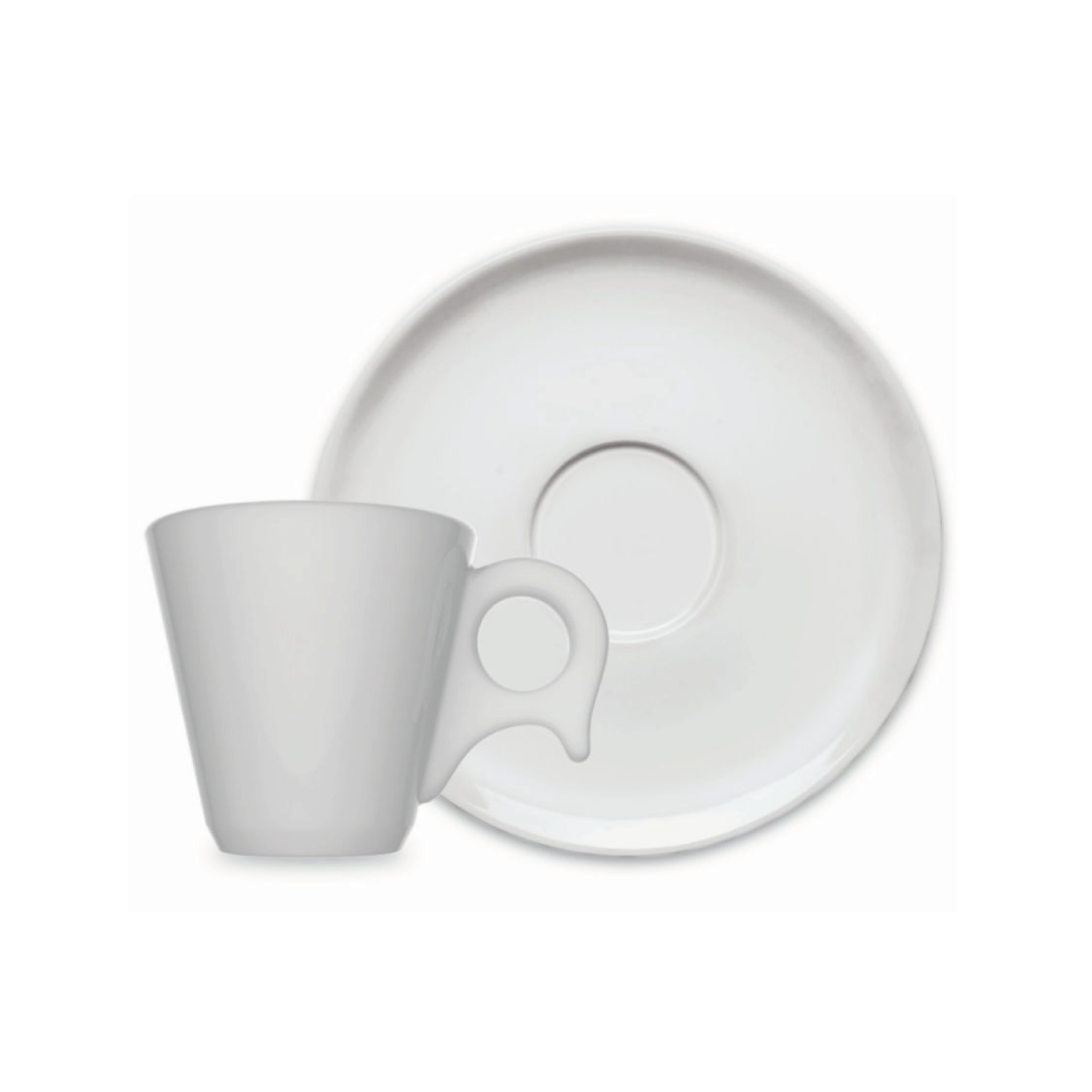 xícara café 80ml com pires dinamarca xícara café 80ml com pires dinamarca - Imagem 1